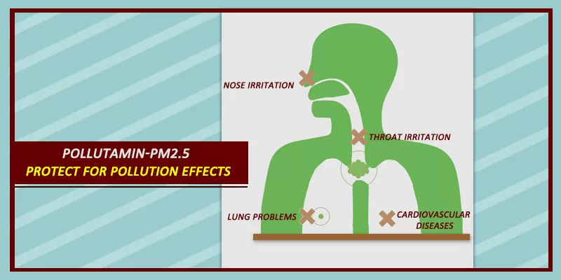 Nullify the Effects of Pollution with Pollutamin- PM2.5