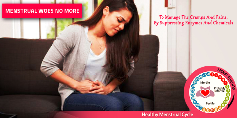 Menoeze helps in menstrual discomfort organically