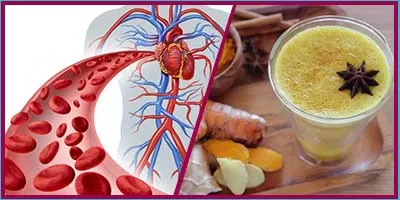 cardiovascular diseases with Curcumin