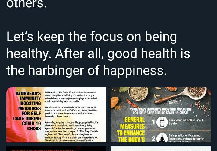 OUR IDEOLOGY REVERBERATED BY AYUSH
