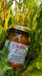 Image of Calmya from Bagdara Farms: A turmeric-based dietary supplement for bone and joint health, providing natural relief for arthritis pain and inflammation