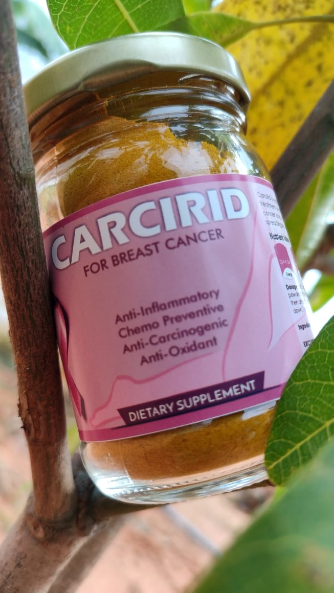 Natural Breast Health Supplement - Carcirid with Turmeric