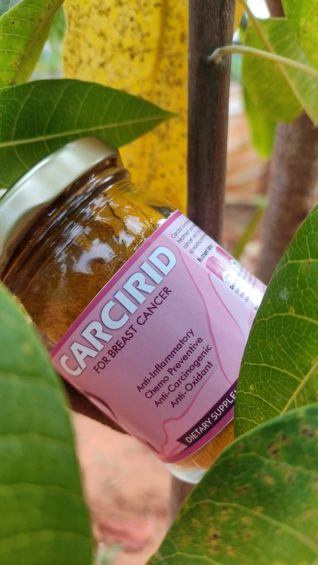 Carcirid - a natural health supplement for breast cancer prevention and treatment
